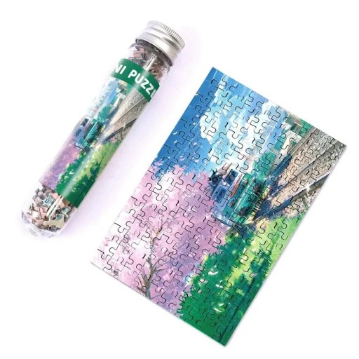 150 darabos kirakó kémcsőben 15 x 10 cm Vonat San Franciscóba Sakura Romantikus város Pihentető játék Oktatójáték családnak