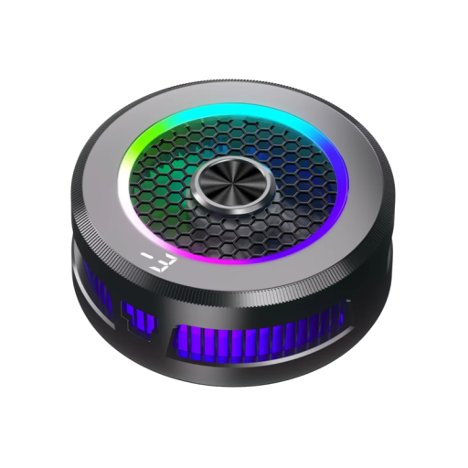 15W Extrémně Chladicí Chladič Telefonu s Generátorem Magnetický Polovodičový USB-C RGB pro Hraní a Práci