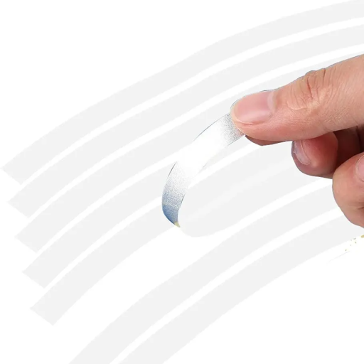 16 pz Adesivi riflettenti strisce per ruote 17–19" Pellicola di sicurezza per cerchi di auto e moto Strisce riflettenti Decor tuning