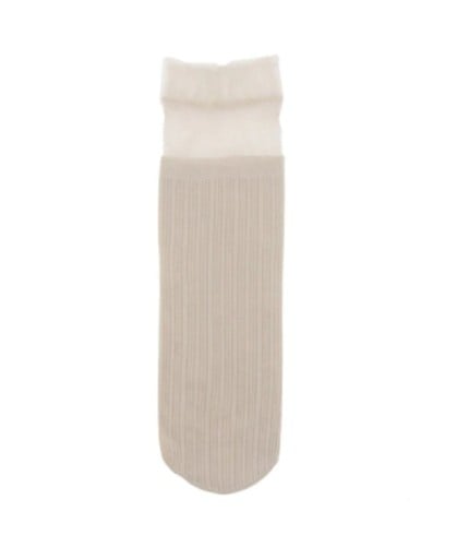 Damstrumpor i nylon med volanger
