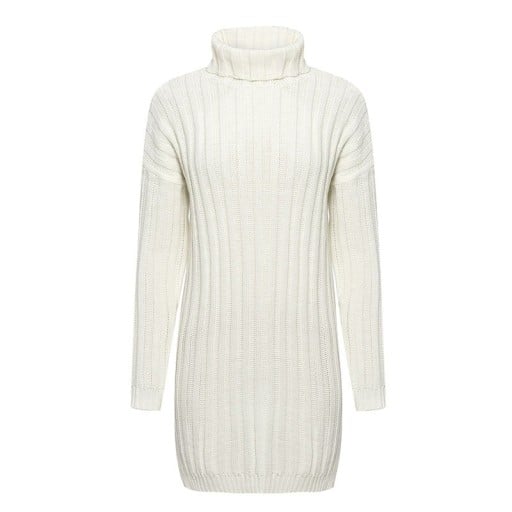 Damtröja klänning med turtleneck
