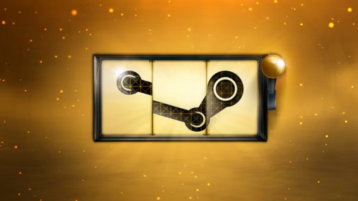 1x Guld Slumptangent Steam PC-tangent till spelet Mystery CD-tangent Slumptagningar PC-spel Digitala aktiveringskoder Present till spelare