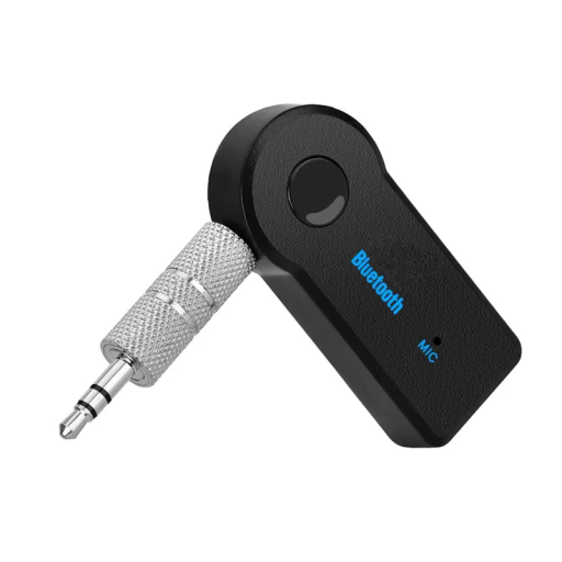 2 az 1-ben Bluetooth 5.0 audio adapter vevő és adó 3,5 mm-es jack csatlakozóval autórádióhoz, AUX fejhallgatóhoz, laptophoz, gyors audioátvitelhez, kihangosítóhoz