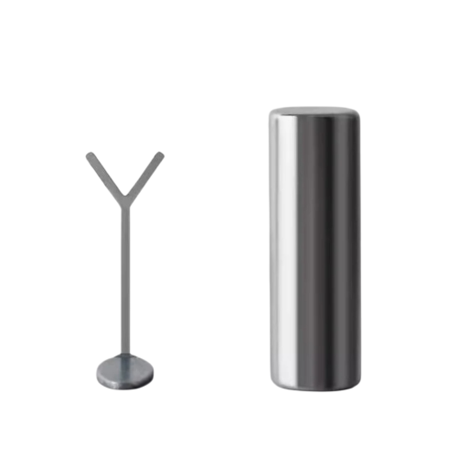 2 buc Magnet pentru unghii inimă și formă Y 27 mm Instrument magnetic profesional Manichiură Nail Art Ochii pisicii Gel lac Decorațiuni pentru unghii