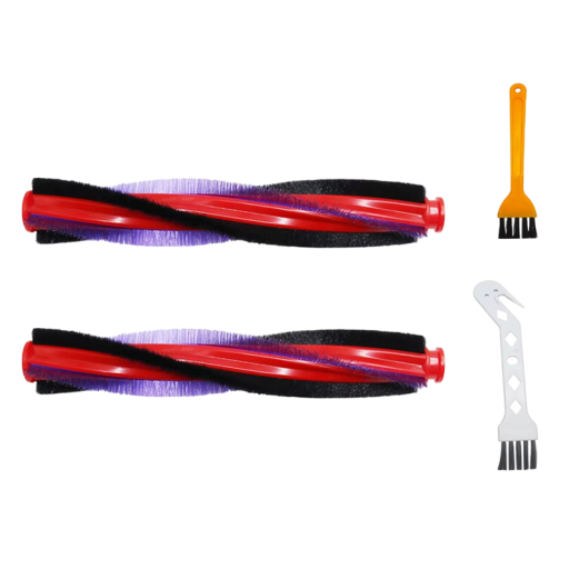 2 buc Rotații perii de 225 mm pentru Dyson V6, DC59, DC62, SV03, SV073 pentru o colectare eficientă a prafului și alergenilor pe podele dure