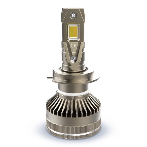 2 db LED autóizzó H7 100 000 lm 9-16 V Mobilalkalmazás vezérlés Alumínium hűtő ventilátorral Autó fényszórókhoz