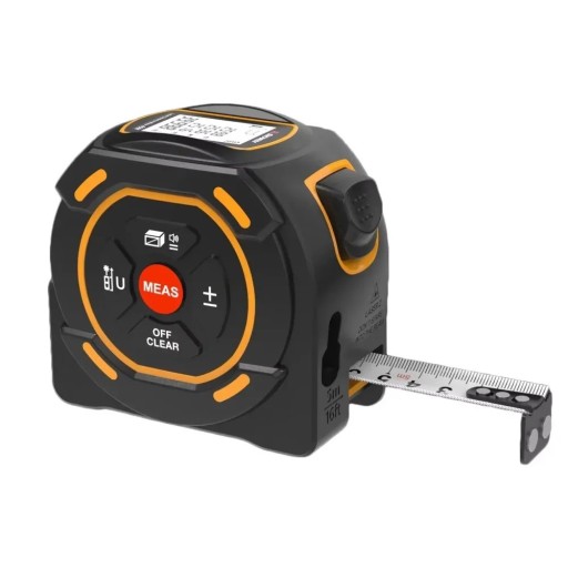 2-i-1 digital laseravståndsmätare 40m måttband 5m noggrann smart linjal hemmätning verkstad bygg renovering hobby