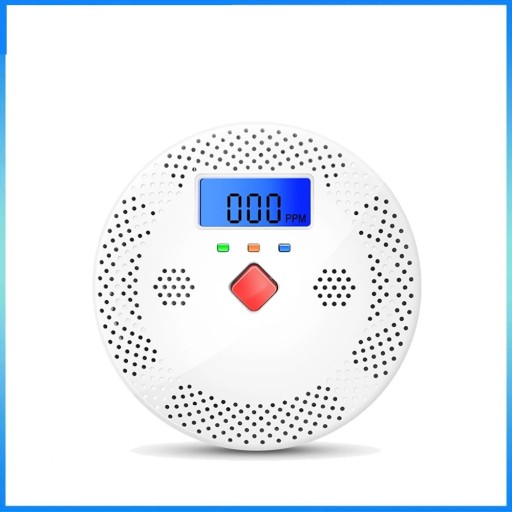 2-i-1 Røg- og gasdetektor CO CH4 LPG WiFi Bluetooth Tuya Smart App Højlydt alarm Sikkerhedsalarm Batteridrevet hjemmebeskyttelse