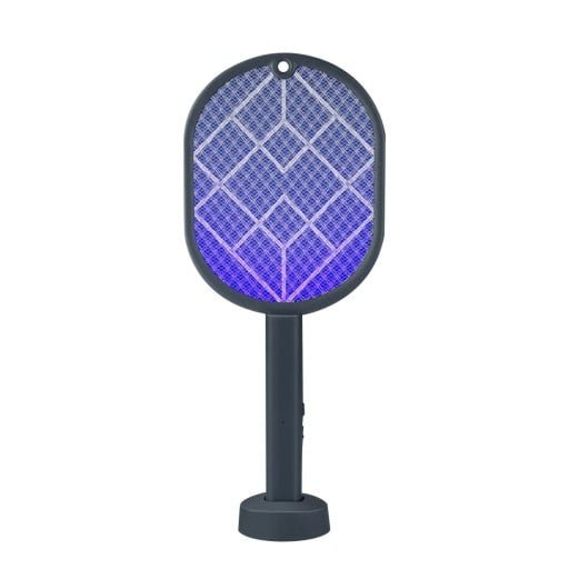 2-in-1 sähköinen hyttysläppä 43x17 cm USB-ladattava hyönteisläppä säädettävällä kulmalla varustettu lamppu ABS-materiaalista valmistettu