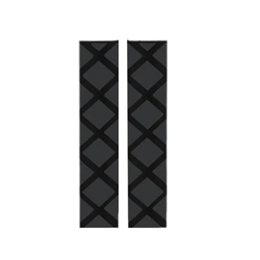 2 kpl kumisia liukumattomia moottoripyörän ohjaustangon kahvojen suojuksia 125 x 3 mm yleiskäyttöisiä lämpökutistuvia ohjaustangon suojuksia