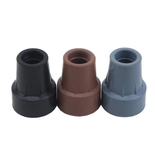 2 ks gumové koncovky na turistické hole 1,9 cm Odolné náhradní botky pro nordic walking hole Protiskluzové nástavce 5 x 3,8 cm