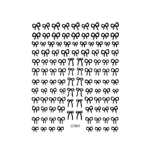 2 ks samolepky na nehty 3D mini mašle krajková stuha samolepicí nail art dekorace manikúra příslušenství Y2K styl jednoduchá aplikace