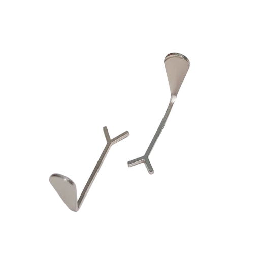 2 pcs Nail Magnets Heart and Y Shape Metal Tool for Manicure Gel Polish Nail Art Cat Eye Professional Magnetic Decoration