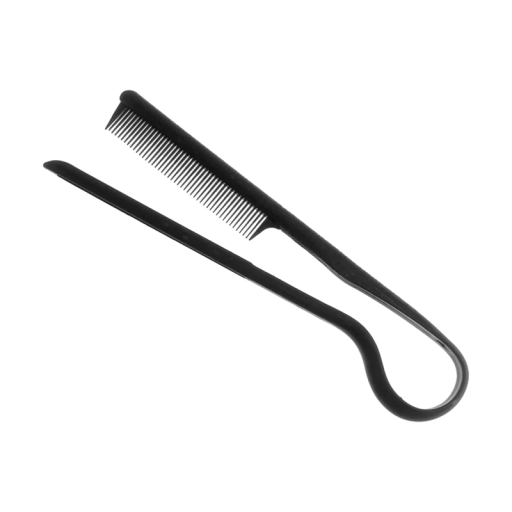2 Pieces Hairdressing Comb for Straightening Hair 3.8 x 21 cm Styling Tool with Clip for Women Professional Brush and Hair Straightener