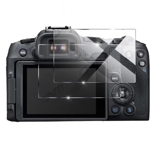 2 stk. hærdet glasskærmbeskytter til Canon EOS R6 Mark II kameraskærm holdbar ridsebeskyttelse gennemsigtig skærmdæksel klart hærdet
