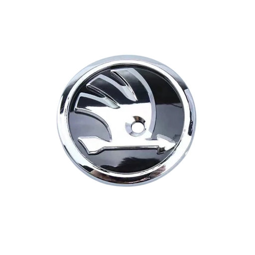2 Stück 90mm Auto Emblem Aufkleber für Frontgrill und Kofferraum für Škoda Octavia 2 3 A5 A7 Kodiaq Fabia Rapid 3 Karoq Superb VRS verschiedene Farben