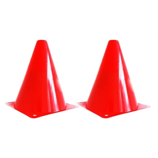 2 Stück Plastischer Verkehrskegel 13 x 18 cm Dekorative Kegel für Kinderpartys Rennsportdekoration für Geburtstagsfeiern und thematische Dekorationen