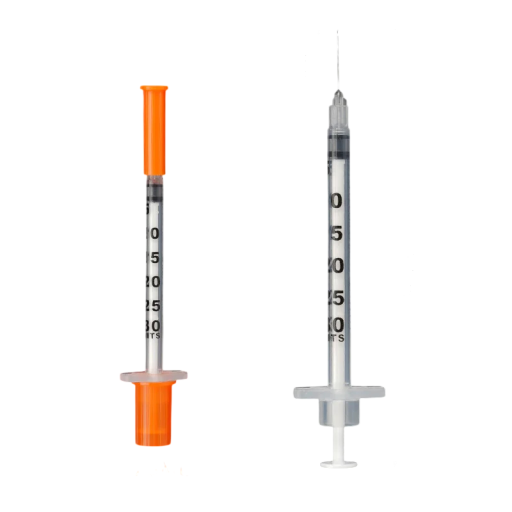 20 sztuk jednorazowa weterynaryjna strzykawka 0,3 ml 9,4 cm plastikowa precyzyjne dawkowanie do szczepień i aplikacji leków u zwierząt