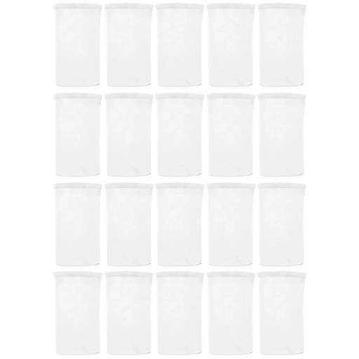 20 unidades de meias de nylon para skimmer 22x13 cm Filtros para cestos de piscina Proteção do filtro Limpeza da água Armazenamento de detritos