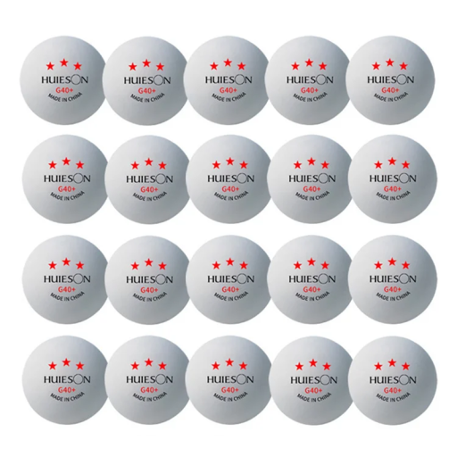 20 unidades de pelotas de ping pong 40 mm 2,8 g Pelotas de entrenamiento para tenis de mesa de plástico ABS Pelotas ligeras y duraderas