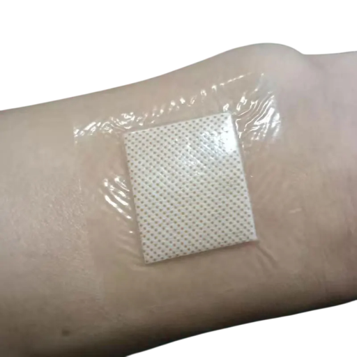 20 unidades de pensos transparentes à prova de água 4x4 cm Pensos estéreis e hipoalergénicos para feridas Cobertura transparente Sem látex