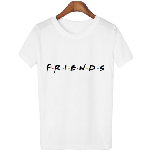 T-shirt dam med tryck B121
