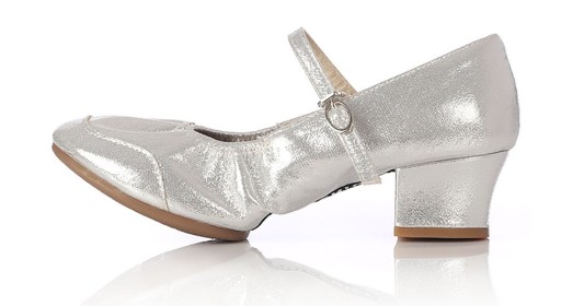 Dansskor med glitter för kvinnor
