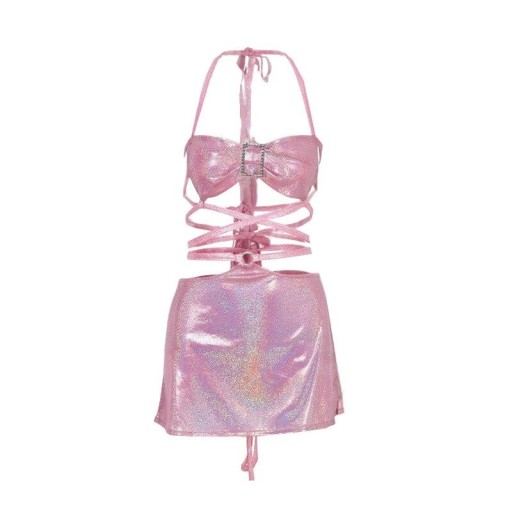 Crop top och kjol för kvinnor B1015