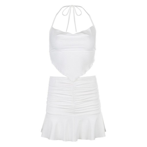 Crop top och kjol för kvinnor B1255