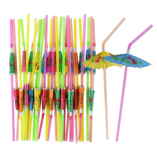 25 buc Havajice deștepte pentru băut Opakabil plastic cu decorație Tropică Plajă Petrecere Nuntă Petrecere la Piscină