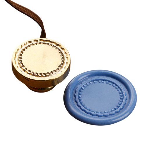 25 mm Round Brass Gold Seal Stamp Seal for Envelopes and Decorations for Wax Sealing Announcements