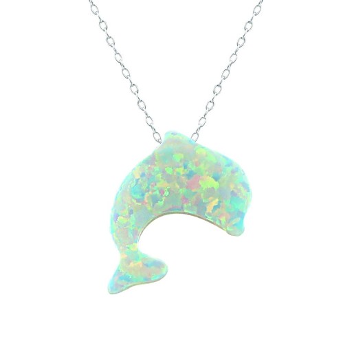 Damhalsband med en delfin