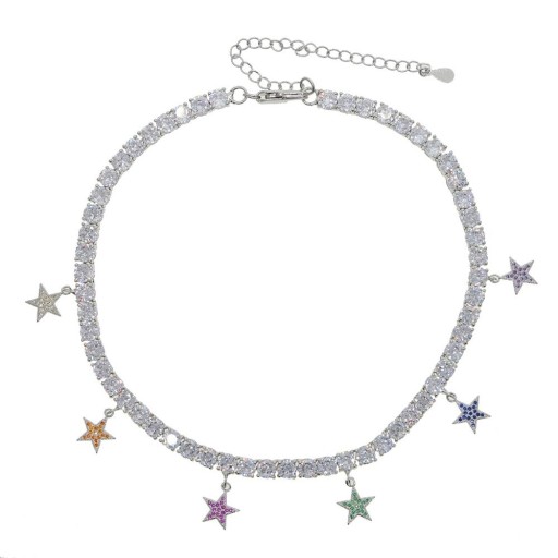 Damhalsband med stjärnor G795