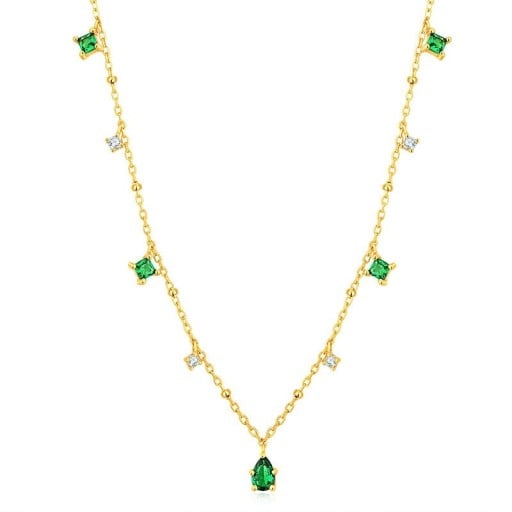 Damhalsband med stenar