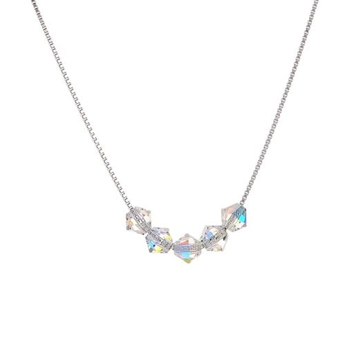 Damhalsband med kristaller G570