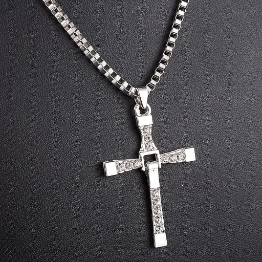 Damhalsband med kors D95