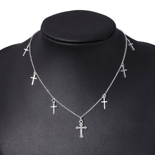 Damhalsband med kors G781
