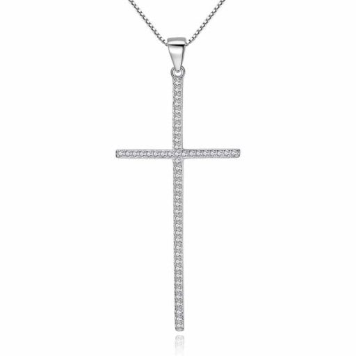 Damhalsband med kors G546