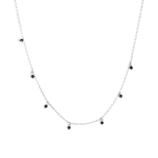 Damhalsband med pärlor
