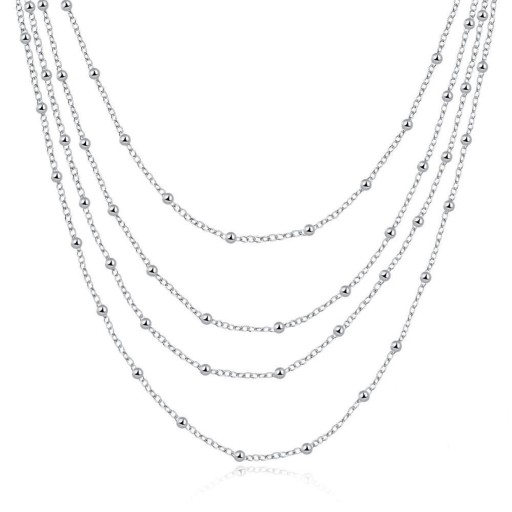 Damhalsband med pärlor G460