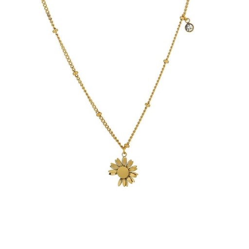 Damhalsband med blomma C1007