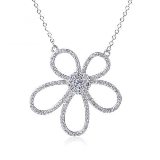 Damhalsband med blomma G527