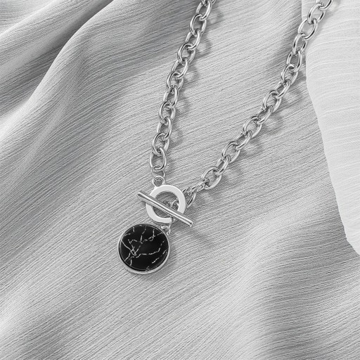 Damhalsband med marmor