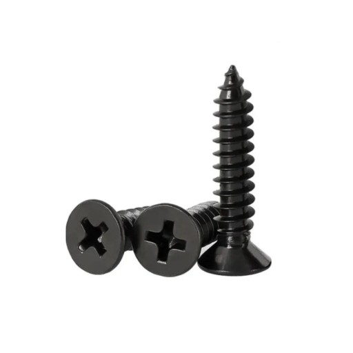 265–275 stk Skruepakke til gipsplader 0,5 kg krydshoved 35 mm kulstofstål sorte skruer til montering af gipsplader