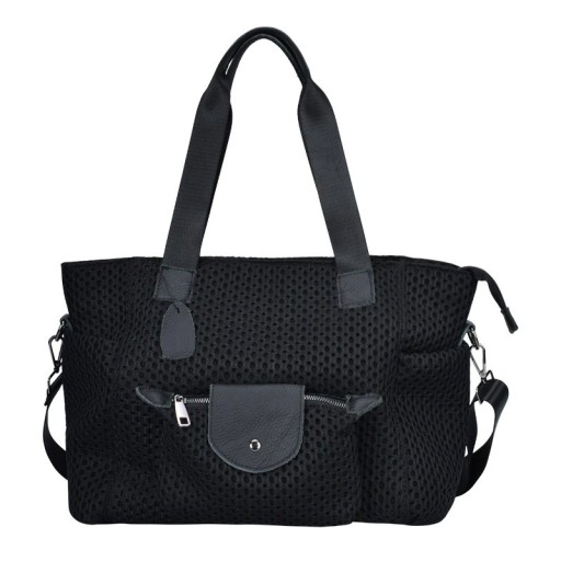 Dams resa väska över axeln med avtagbar rem Framficka med dragkedja Sidoficka Material oxford Mått 39 x 30 x 18 cm Svart
