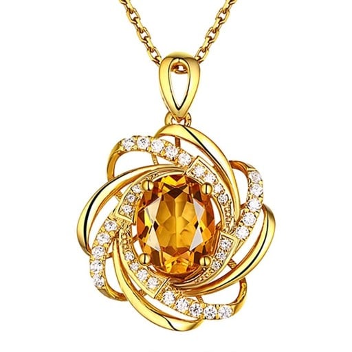 Damhalsband med hänge D680