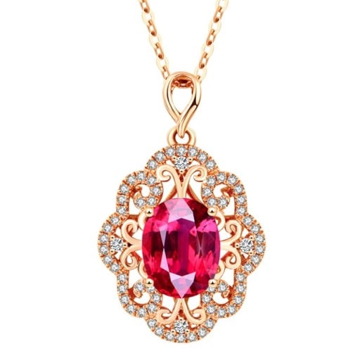 Damhalsband med hänge D685