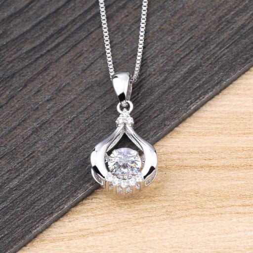 Damhalsband med hänge D729