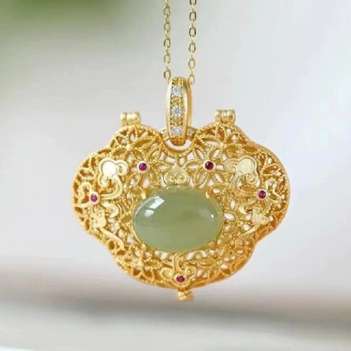 Damhalsband med hänge D792