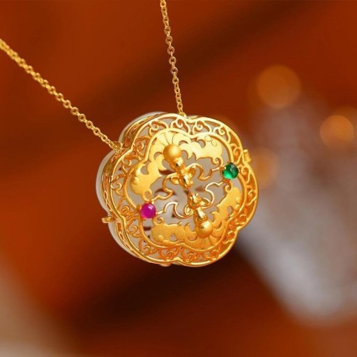 Damhalsband med hänge D794